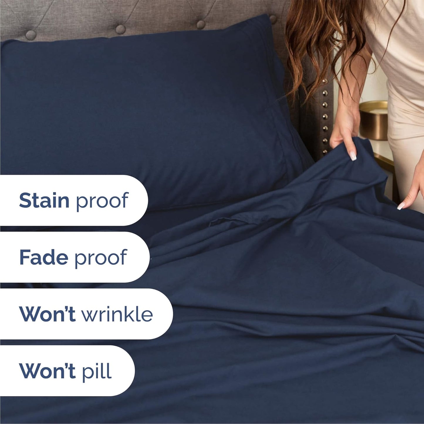 Queen Size 4 Piece Sheet Set